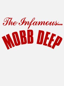 Mobb Deep ”Infamous” Classic Logo T-Shirt White