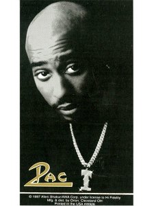 2Pac Face Official Sticker