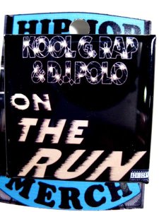 Kool G Rap & Dj Polo On The Run Can Badge