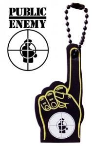 Public Enemy #1 Form Finger Key Chain