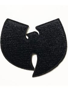 Wu-Tang Clan Bat Logo Patch Black