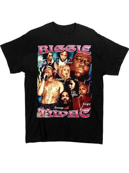 Adidas t shirt shop tupac and biggie