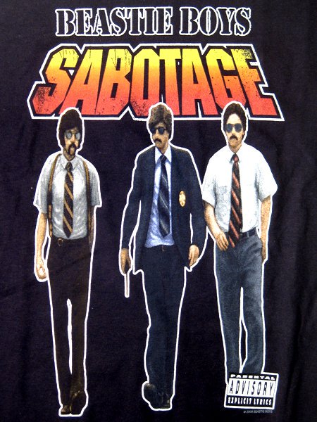 ブランド割引セール BEASTIE BOYS Sabotage ビースティ・ボーイズ