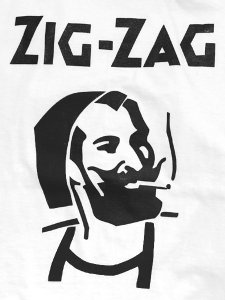 Zig-Zag Classic Logo T-Shirt Mono