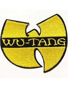 Wu-Tang Clan Classic Logo Patch Yellow 2