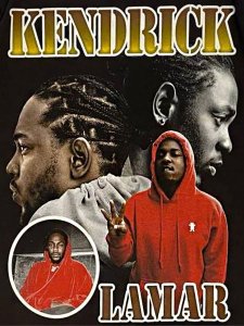 Kendrick Lamar ”KENDRICK LAMAR” Vintage Style Official T-Shirt
