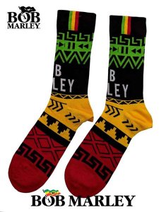 Bob Marley Official Logo Socks
