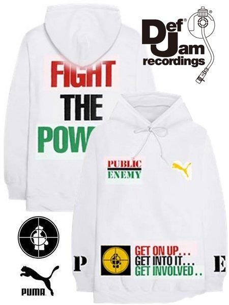 Def Jam Recording x PUMA PUBLIC ENEMY PO Hoodie GROPE IN THE DARK HIPHOP
