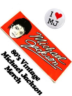 1983 Vintage Michael Jackson Bumper Sticker
