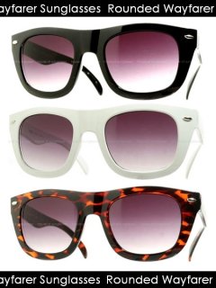 Rounded Wayfarer Sunglasses