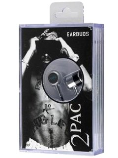2PAC EAR BUDS IN Cassett BOX