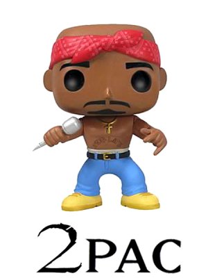 Funko ”POP ROCK !” 2Pac Figure - [GROPE IN THE DARK] ヒップホップ