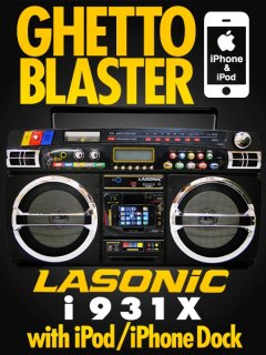 i931X Ghetto Blaster with iPod/iPhone Do
