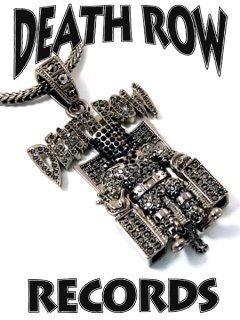 Iced out Death Row Pendant Necklace