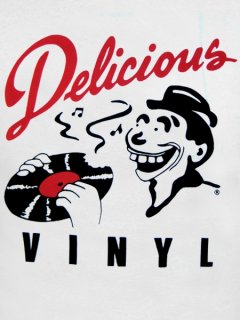 Classic Delicious Vinyl logo - White