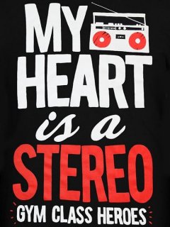 GYM CLASS HEROES STEREO T-SHIRT