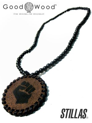 POWER” Good Wood NYC Beaded Necklace - [GROPE IN THE DARK] ヒップ