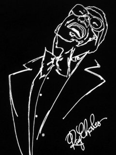 RAY CHARLES Outline T-Shirt
