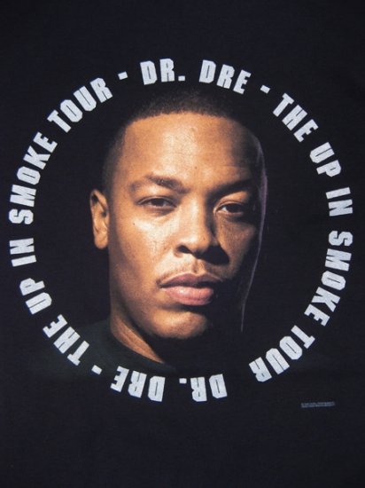 Dr. Dre Up In Smoke Tour T Shirt   [GROPE IN THE DARK ヒップ