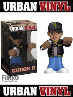 Funko Rocks 6 Inch Urban Vinyl Figure Chuck D. Public Enemy