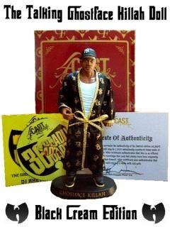 The Talking Ghostface KIllah Doll (Black C.R.E.A.M.  Edition)