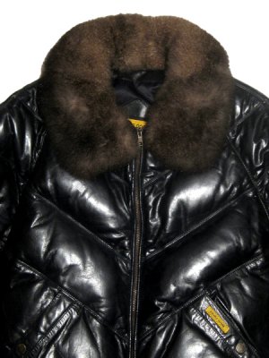 DOUBLE GOOSE ”V BOMBER LEATHER JACKET” - [GROPE IN THE DARK