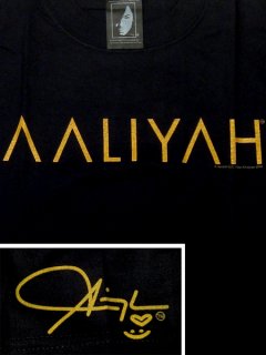 Aaliyah / T-shirts Logo Black