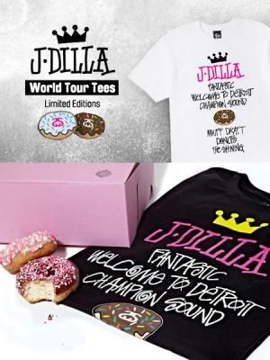 Stussy x J.Dilla ”World Tour” T-Shirt - [GROPE IN THE DARK] ヒップ