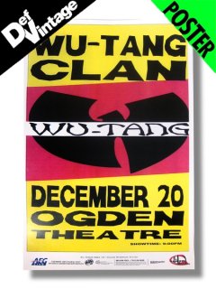 07 Wu Tang Clan at The Ogden in Denver Poster