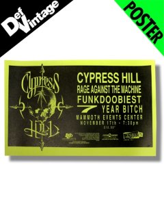 93 Cypress Hill / Rage Against the Machine / Funkdoobiest  Denver Live Poster