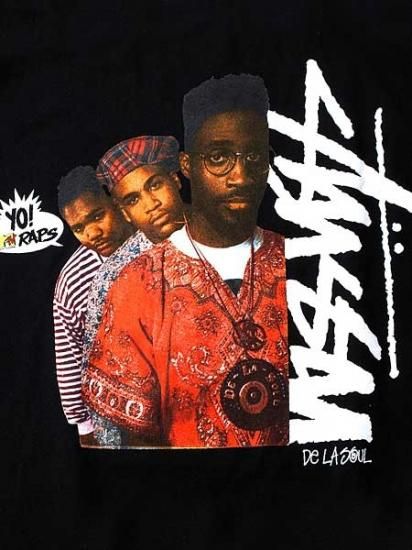 Stussy X Yo! MTV Raps ”DE LA SOUL” T-Shirt - [GROPE IN THE