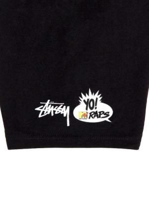 H*︎様 STUSSY×Yo! MTV Raps / De La Soul Te STUSSY x Yo! MTV Raps DE LA SOUL TEE BLACK - IMART ONLINE SHOP