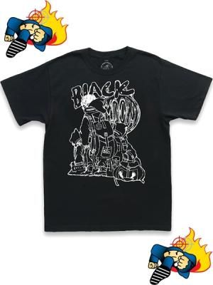 激レア　black moon tシャツ 　duck down ラップt