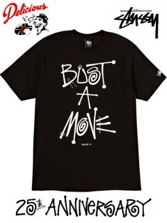 Stussy x Delicious Vinyl Bust A Move Tee