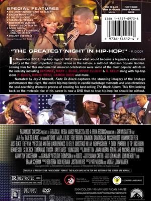 JAY-Z ”FADE TO BLACK” Movie [日本語字幕DVD] - [GROPE IN THE