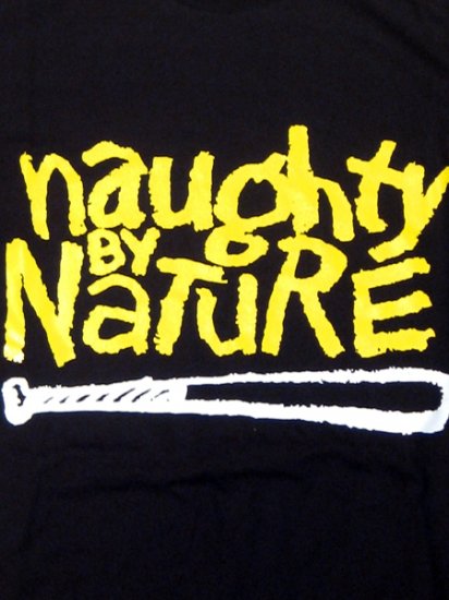 Naughty By Nature ”Official Classic Logo” T-Shirt - [GROPE IN THE DARK]  ヒップホップアーティストＴシャツ バンドＴシャツ HIPHOP ストリート系通販