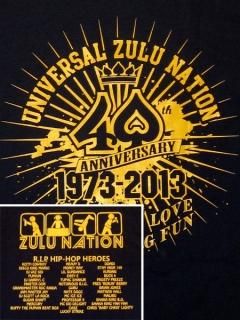 Zulu Nation 40th Anniversary Tribute T-Shirt