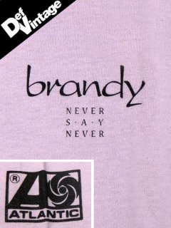 Brandy Never Say Never Promo T-Shirt