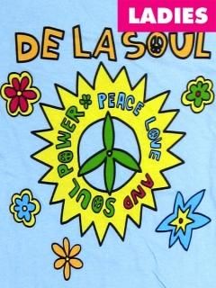 De La Soul Peace Love & Soul  Junior Baby Doll T-Shirt