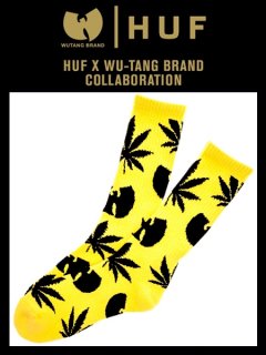 The Huf X Wu-Tang Plantlife Socks