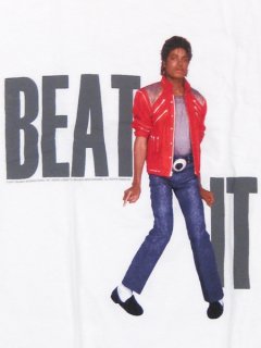 Michael Jackson ɡ84 Victory World Tour / Beat It Reproduction T-Shirt