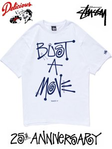 Stussy x Delicious Vinyl Bust A Move Tee