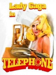 LADY GAGA TELEPHONE T-SHIRT