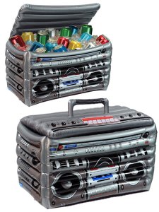 Inflatable Boom Box Cooler