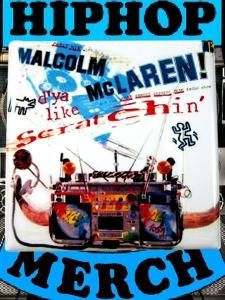 Malcolm Maclaren Scratchin Can Badge