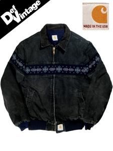 US Carhartt Navajo Pattern Duck Work Jacket 