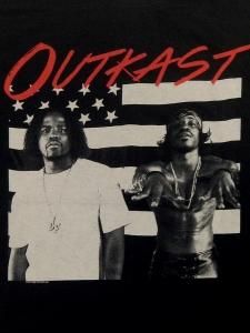 Outkast Flag & Red Logo T-Shirt 