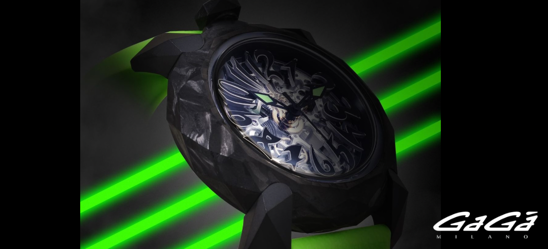 ߥ GaGa MILANO Crystal Forged Carbon 45MM