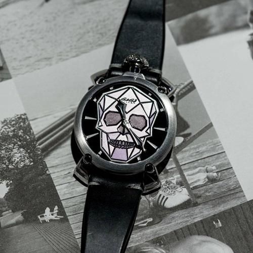 Manuale 48mm バイオニックスカル 5060.01S | GaGa MILANO Manuale 48mm バイオニックスカル 5060.01S | GaGa MILANO
