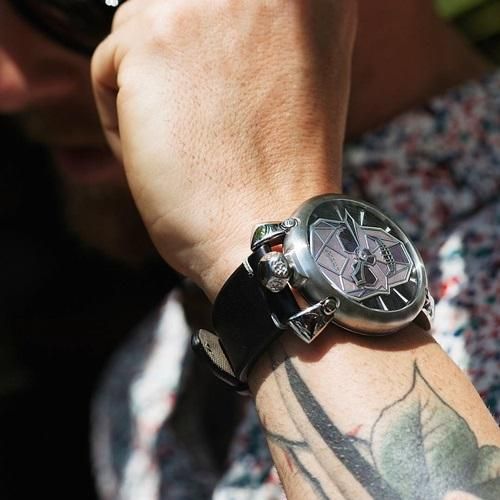 Manuale 48mm バイオニックスカル 5060.01S | GaGa MILANO Manuale 48mm バイオニックスカル 5060.01S | GaGa MILANO